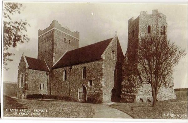 画像1: イギリス　城　Dover Castle Pharos & St Mary's Church (1)