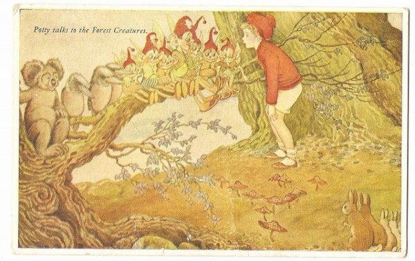 画像1: 森の動物たちと妖精　Ida Outhwaite (1)