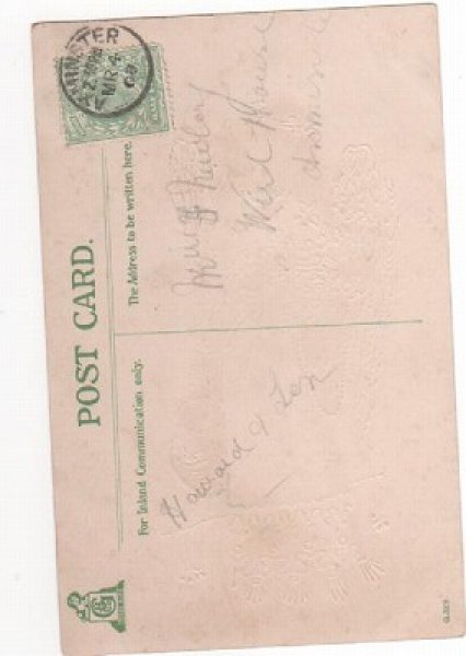 画像2: スミレのお花と天使 ▼SALE ¥500▼ (2)