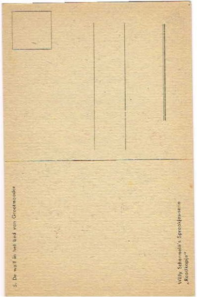 画像2: 童話　赤ずきんちゃんとオオカミ　Willy Schermele (2)