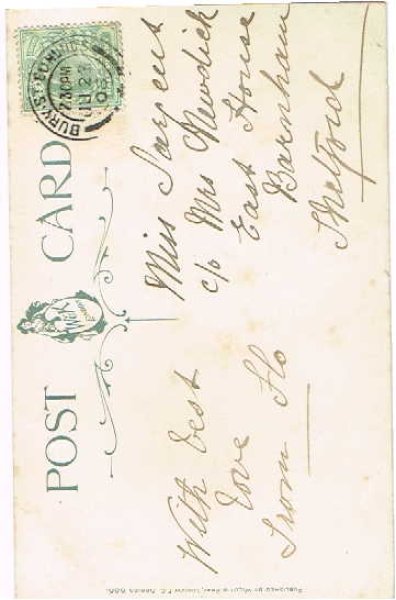 画像2: スミレのお花のバースデーカード (2)