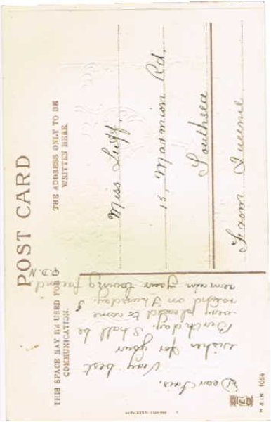 画像2: スミレのお花のバースデーカード (2)