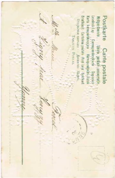 画像2: 天使のアルファベット「M」 Ellen Clapsaddle (2)