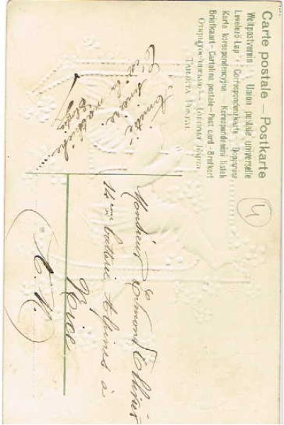 画像2: 天使のアルファベット「E」 Ellen Clapsaddle (2)