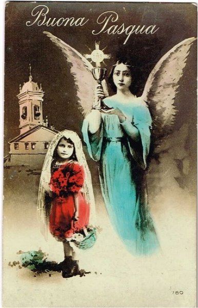 画像1: 天使と女の子　（未使用） (1)