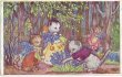 画像1: ブルーベルのお花を摘む猫たち　 Dorren Parr (1)