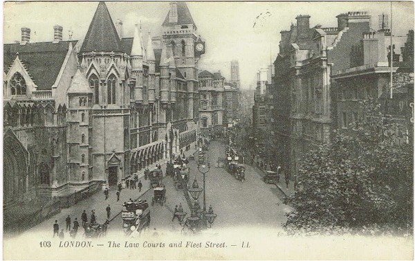 画像1: ロンドン　裁判所とフリートストリート　LL (1)