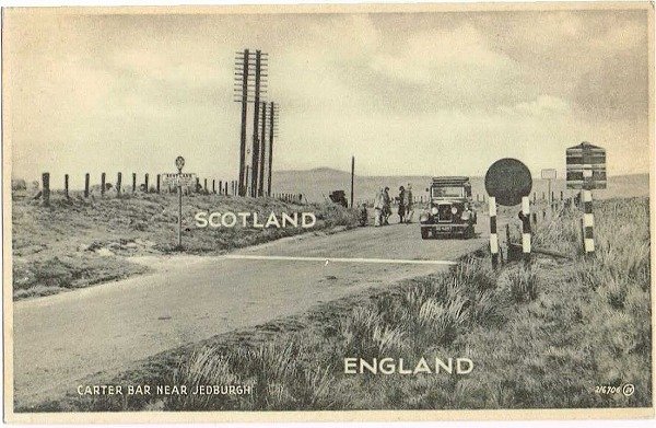 画像1: イギリス　イングランドとスコットランドの境界線 (1)