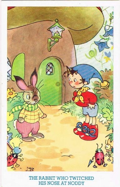 画像1: ウサギさんとノディ　キノコのお家 (1)
