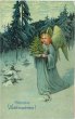 画像1: クリスマス　ツリーを運ぶ天使 (1)