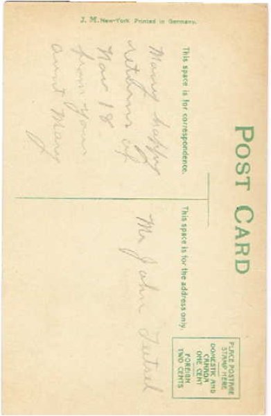 画像2: 鈴蘭と忘れな草のお花のグリーティングカード (2)