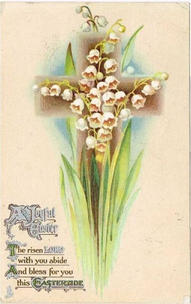 画像1: 鈴蘭のお花と十字架 (1)