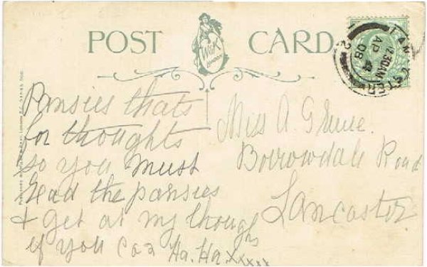 画像2: パンジーのお花と猫 Helena Maguire  (2)