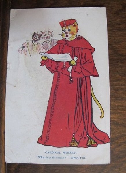 画像1: シェイクスピア劇「ヘンリー八世」　猫のウルジー大司教 (1)