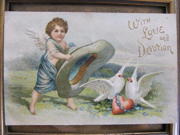 画像2: 大きな帽子を持つ天使 Ellen Clapsaddle (2)