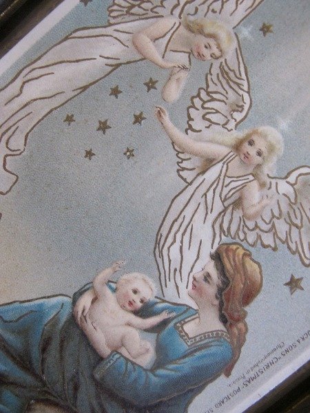 画像2: クリスマス 聖母子と天使 (2)