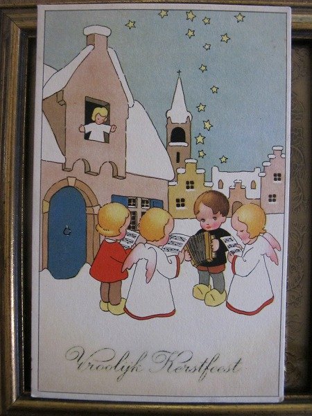 画像1: クリスマス　歌う天使と子どもたち (1)