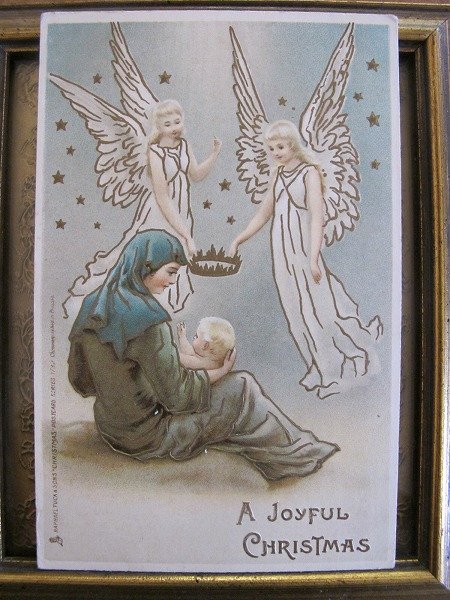 画像1: クリスマス　聖母子と天使 (1)