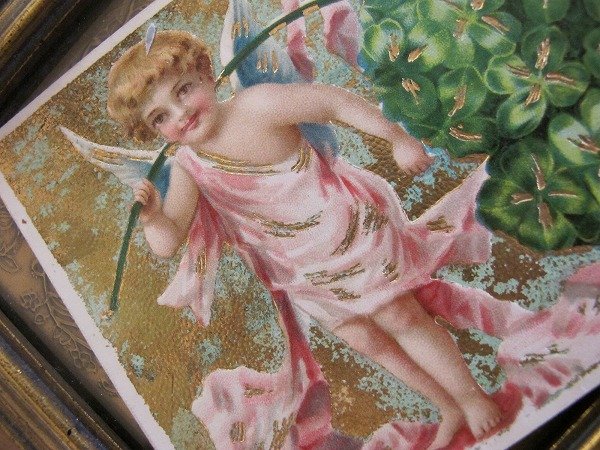 画像2: クリスマス 大きな四つ葉のクローバーと天使 (2)