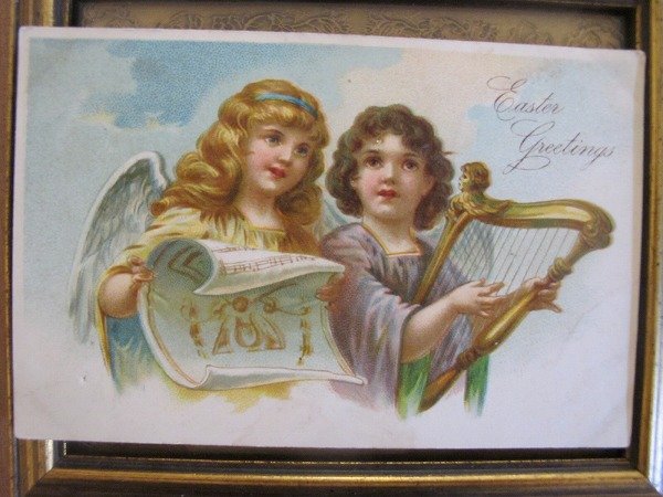 画像2: イースター ハープを弾く天使 (2)