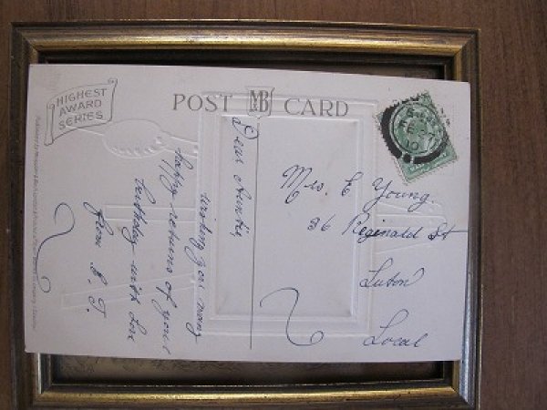 画像2: スミレのお花の絵とイーゼル (2)