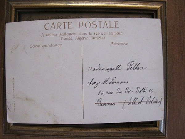 画像2: フランス スミレのお花 1908年 (2)