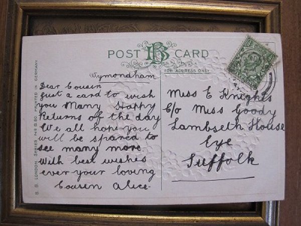 画像2: スミレのお花のリース 1913年 (2)