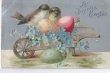 画像3: イースター　小鳥と卵と忘れな草のお花の一輪車　1906年 (3)