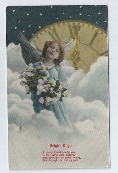 画像1: 真夜中の天使　時計　1910年代 （未使用） (1)