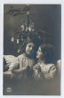 画像1: フランス　クリスマスツリーと天使の女の子 1910年代 （未使用） (1)