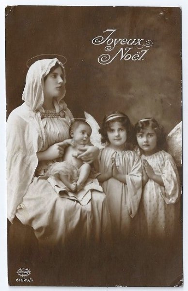 画像1: 聖母子と天使の女の子　1916年 (1)