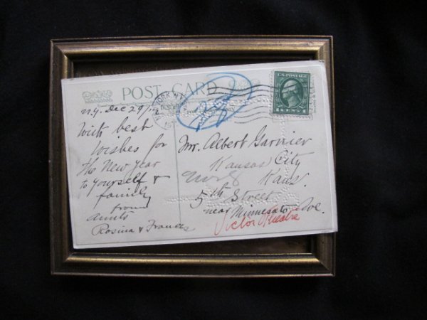 画像2: 子豚と傘を持つ男の子 1907年 (2)