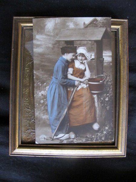 画像2: オランダ服の子ども達 水汲み 1914年 (2)