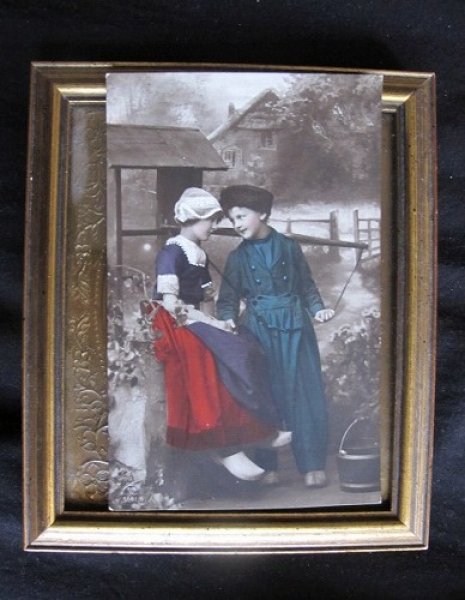 画像2: オランダ服の子ども達 水汲み 1914年 (2)