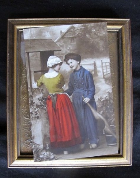 画像2: オランダ服の子ども達 水汲み 1914年 (2)