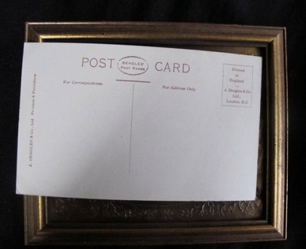 画像3: 2人の小さな女の子と絵 1910年頃 未使用 (3)