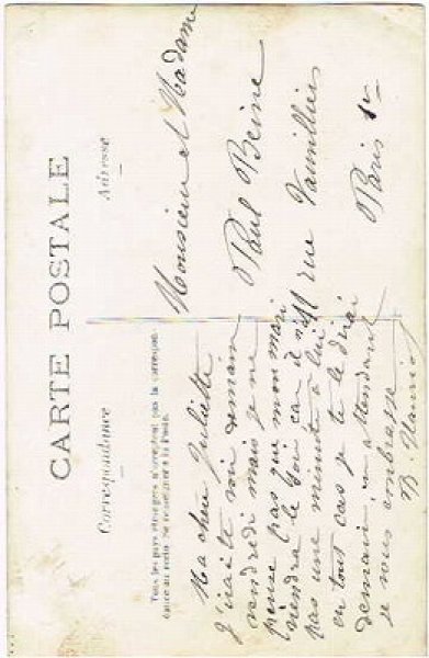 画像2: 四つ葉を持った豚さんと腕を組んで歩く人 1905年頃 (2)