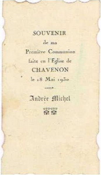 画像2: Vintage mini card  ミニカード 初聖体の女の子を祝福する天使 1930年 フランス (2)