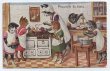 画像1: お料理を作る猫のお母さんと女の子たち　1938年 (1)