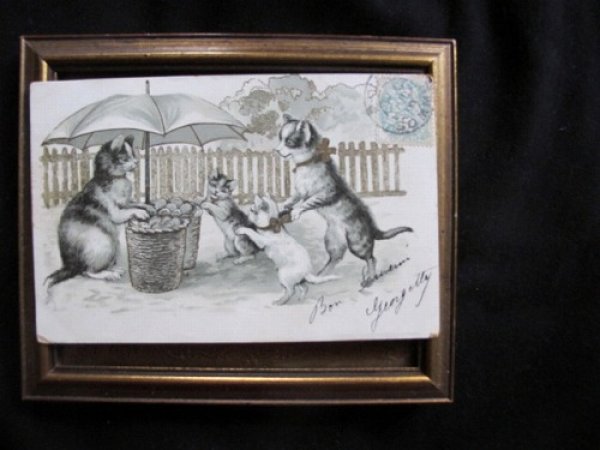画像2: フランス 猫の屋台 1906年 (2)