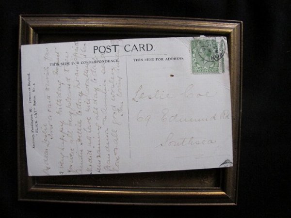 画像3: イギリス Good Luck Cat 幸運を招く黒猫 1915年 (3)