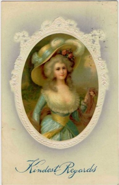 画像1: フレームの中の貴婦人 1912年 (1)