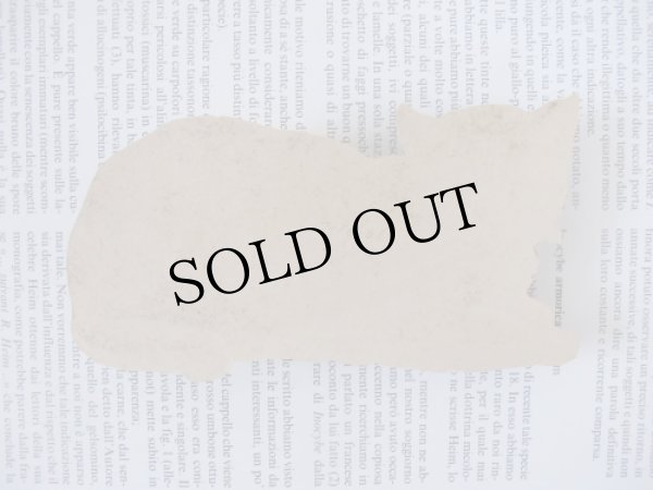 画像2: 大きめダイカット　茶トラの猫　 Helena Maguire 12.5 x 6cm (2)