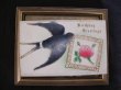 画像2: 薔薇のお花のメッセージを運ぶツバメ 1911年 (2)