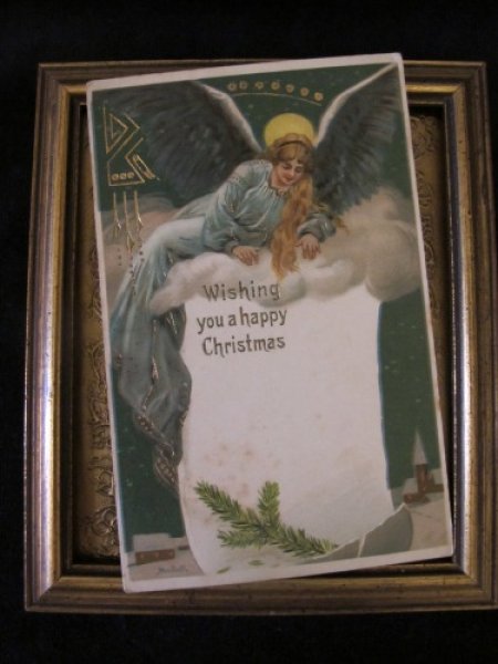 画像2: クリスマス 雲の上の天使 Mailick 1905年 (2)