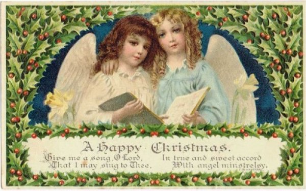 画像1: クリスマス　美しい天使たち　1910年頃 (1)