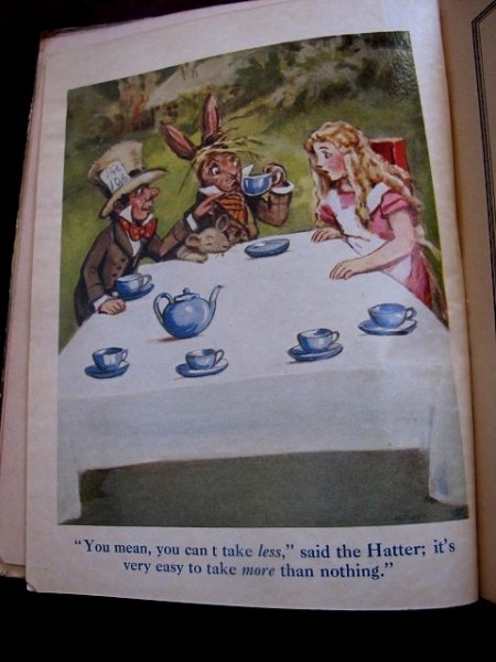 画像2: アンティーク本・洋書★不思議の国のアリス＆鏡の国のアリス　1920年代頃　ブランデージ (2)