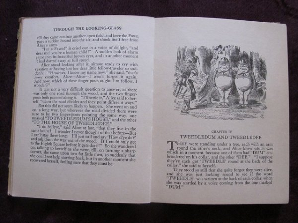 画像4: アンティーク本・洋書★鏡の国のアリス 1928年 ブランデージ (4)