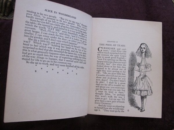 画像4: アンティーク本・洋書★不思議の国のアリス＆鏡の国のアリス　1920年代頃　ブランデージ (4)