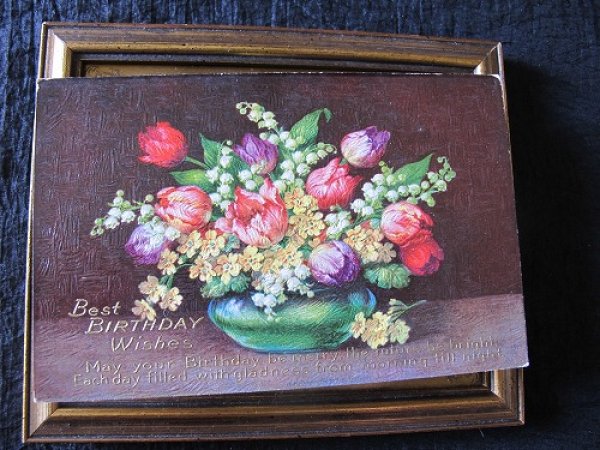 画像2: チューリップとスズランのお花 1930年代頃 (2)